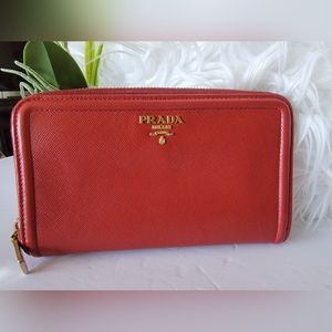 PRADA LONG ZIPPY WALLET